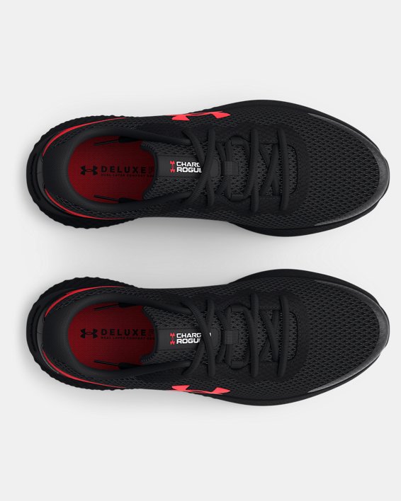 Men's UA Charged Rogue 3 Reflect Running Shoes in Black image number 2